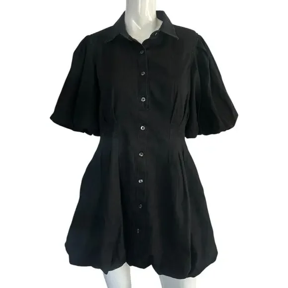 NWT Gap Bubble Mini Shirtdress Size X-Small - Picture 2 of 8